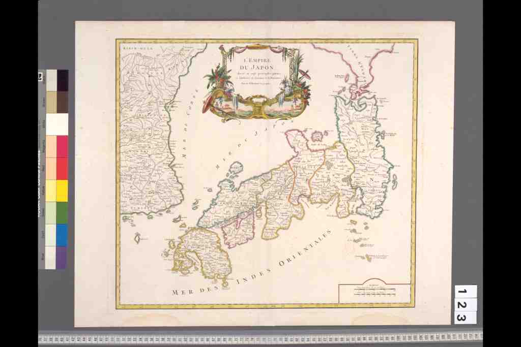 感謝価格】 Japon」 稀少 大判 地図 「日本図 Du 収集品 1776年