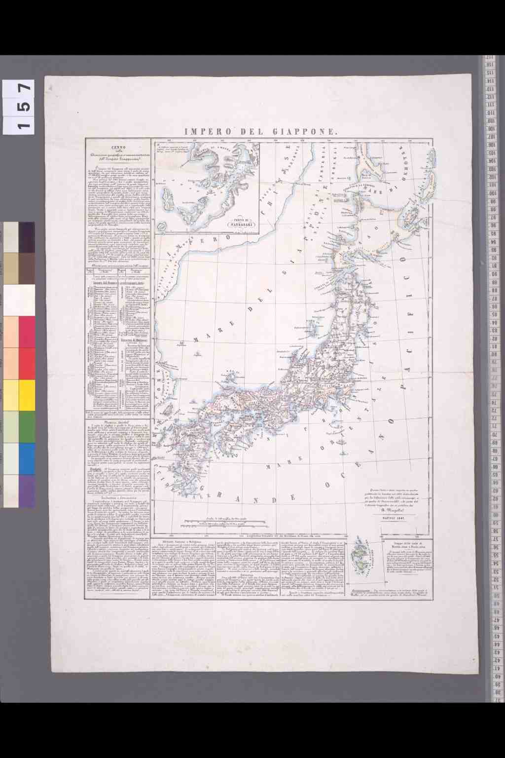 値下げ 収集品 1776年 サンティニ 「日本図 Du Japon」 大判 wesleyuni