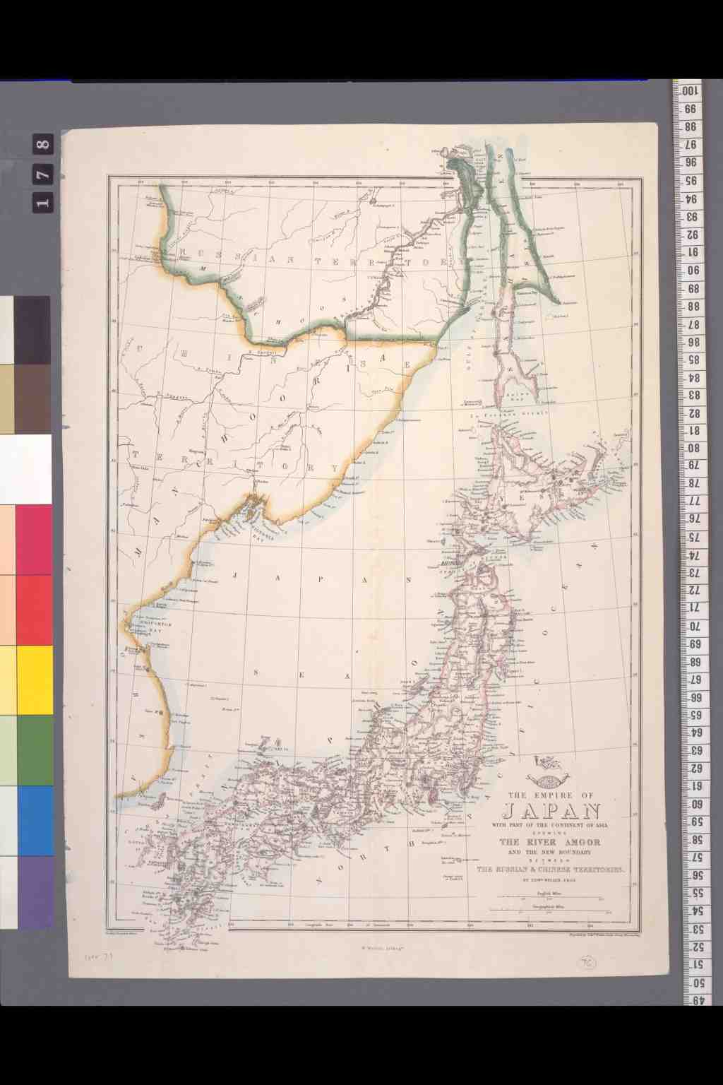 西洋古版日本地図一覧 - 1800年代