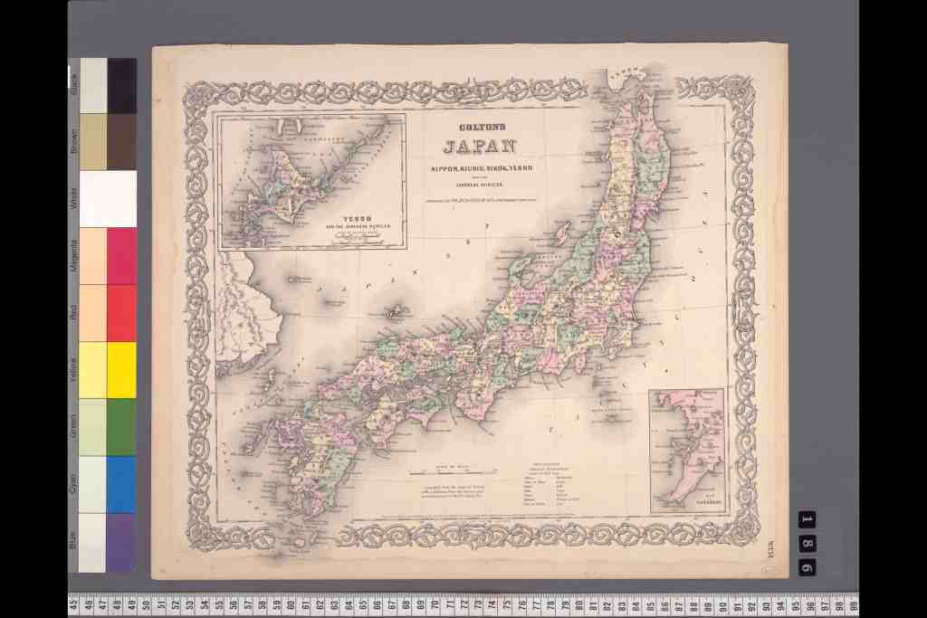 西洋古版日本地図一覧 - 1800年代