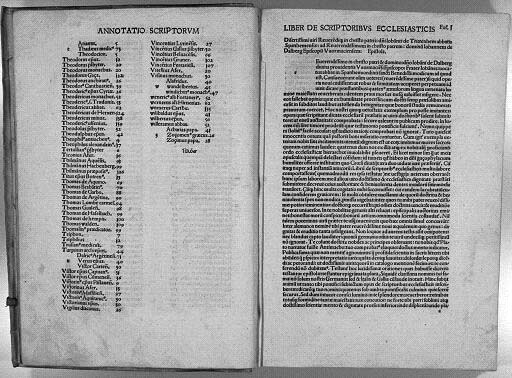 トリテミウス 『教会書目』 1494年