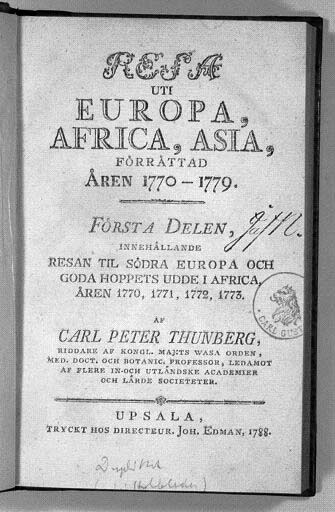 『ヨーロッパ・アフリカ・アジア航海記』1788-93年